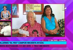 Guillermo Campos pide ayuda para que no lo desalojen de su casa