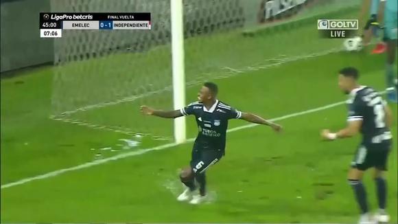 Dixon Arroyo anotó el empate de Emelec ante Independiente del Valle. (Video: GOLTV)