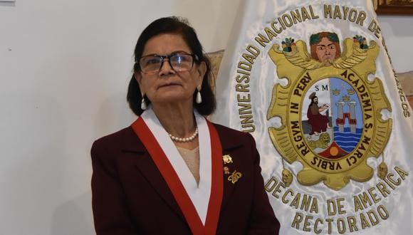 Jeri Ramón, rectora de San Marcos, se pronunció sobre la toma de la universidad por parte de alumnos y manifestantes | Foto: Archivo