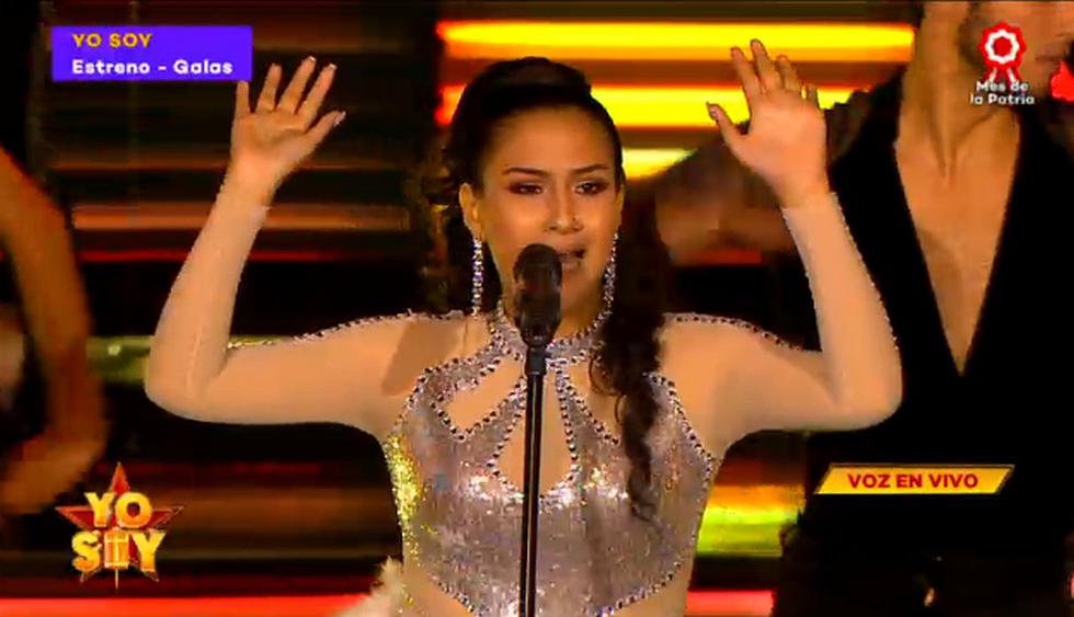 Imitadora de Daniela Darcourt hizo bailar al jurado con su presentación. (Foto: Captura de video)