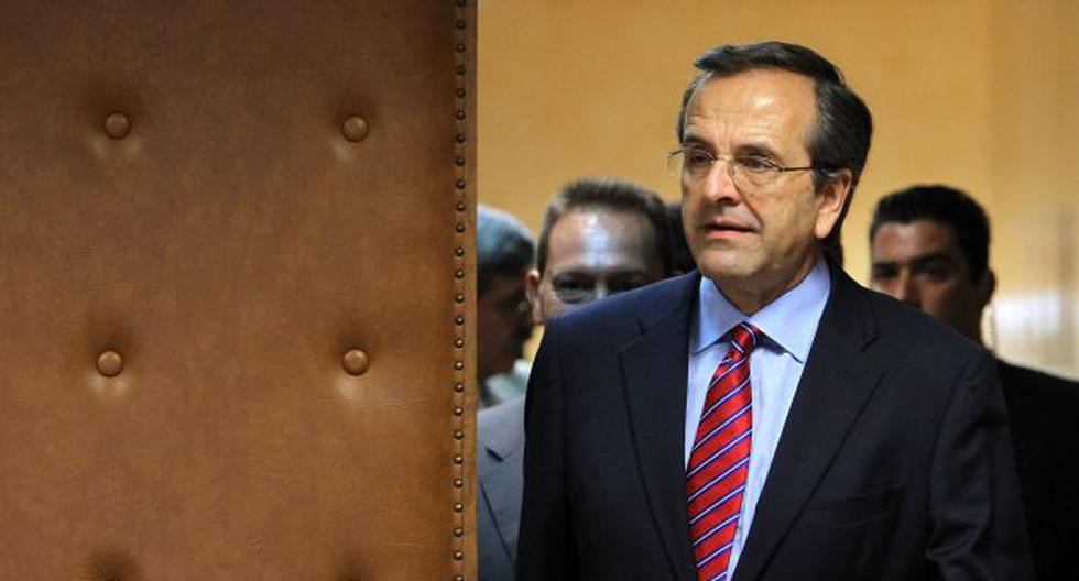 El primer ministro griego, Antonis Samaras, evitó pronunciarse (AP).