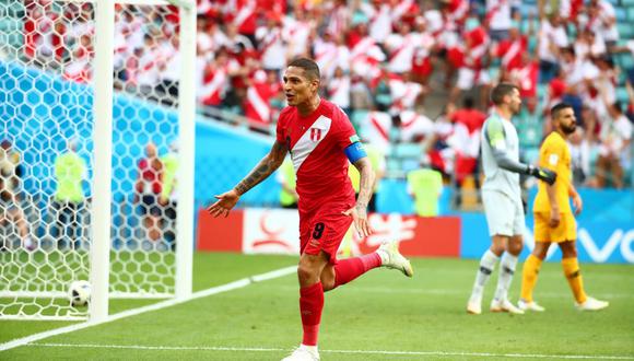 Paolo Guerrero selló la victoria contra Australia en Rusia 2018. Tras cumplir su sanción, regresó a la selección y anotó tres goles en la Copa América 2019. (Foto: El Comercio)