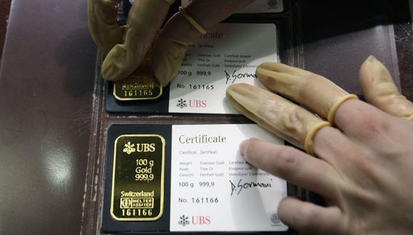Los futuros del oro en Estados Unidos ganaban un 0,5% a US$1.794,00. (Foto: AFP)