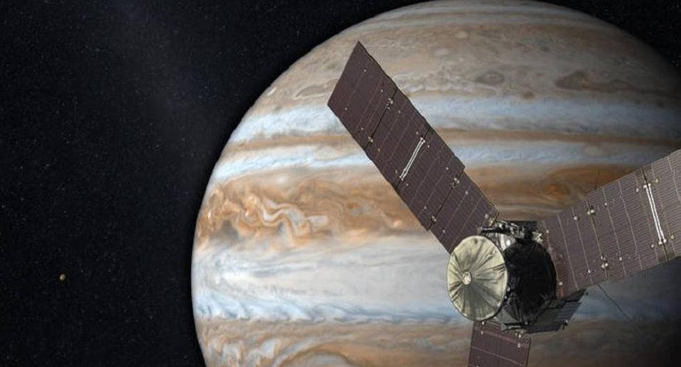 Juno y Júpiter. (Foto: NASA)