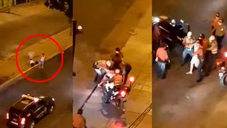 Toque de queda: hombre que salió a botar la basura fue detenido por la Policía | VIDEO