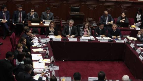 La Comisión de Constitución sesionó con el presidente del Consejo de Ministros, Salvador del Solar. (Foto: Hugo Pérez / GEC)