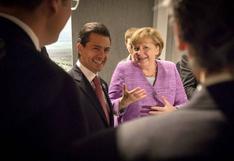 México: libre comercio, frente común de Peña Nieto y Merkel ante mensajes de USA