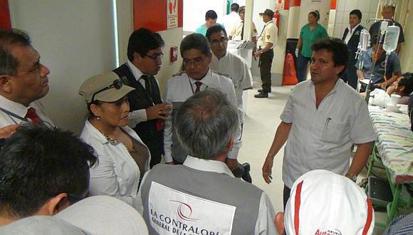 Inspeccionan hospital de Tarapoto por desprendimiento de techo