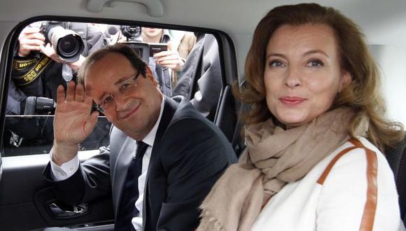 Francois Hollande visita a su pareja en el hospital