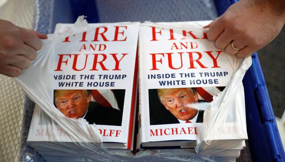 Todo indica que pronto el famoso libro "Fuego y furia" estaría en formatos para cine y televisión. (Foto: Reuters)