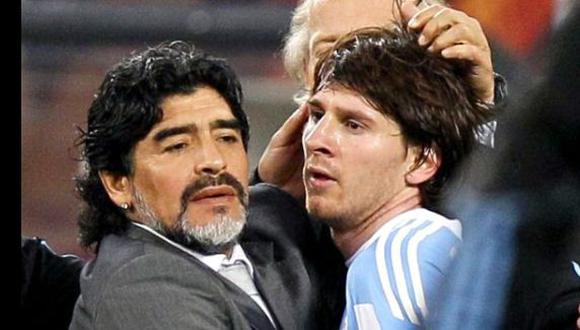Maradona cree "injusta" elección de Messi como Balón de Oro