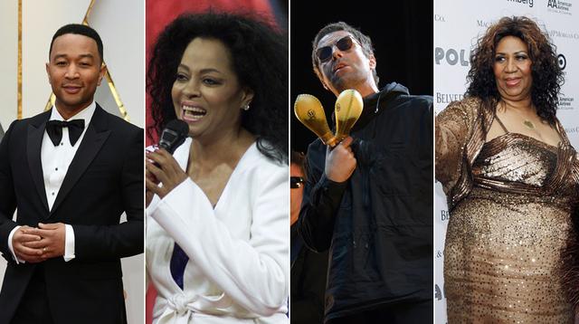 John Legend, Diana Ross y Liam Gallagher, entre otros, se despiden de Aretha Franklin. (Fotos: Agencias)