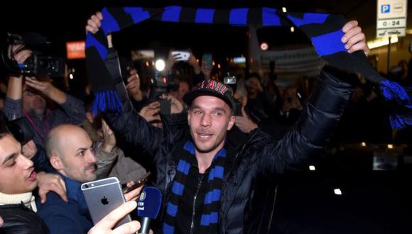 Lukas Podolski dejó Arsenal y jugará por Inter de Milán