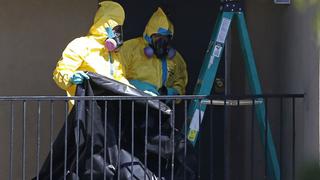 La limpieza al departamento del enfermo con ébola en EE.UU.