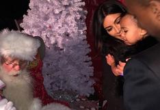 Kim Kardashian: ¿Cómo reaccionó su hija al conocer a Papá Noel?