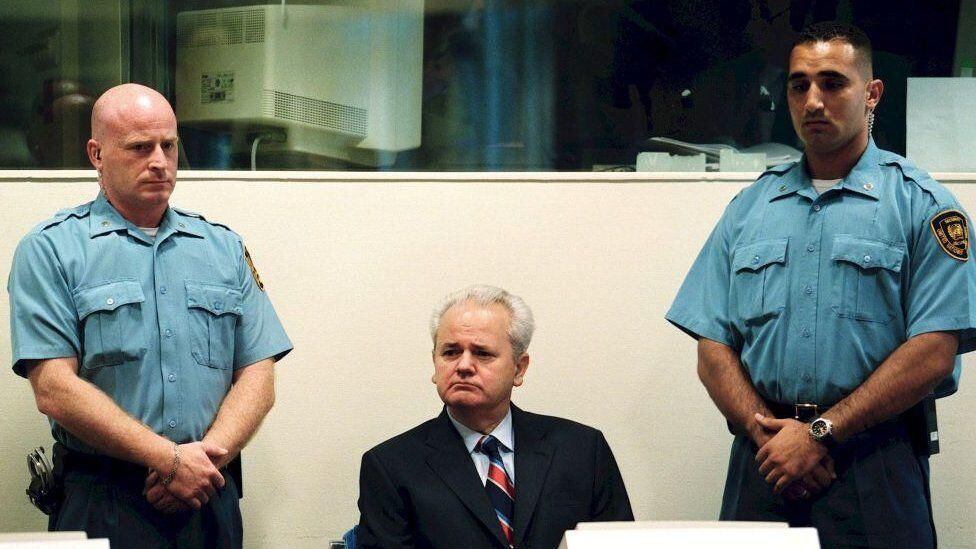 Slobodan Milosevic was the first head of state brought before an international tribunal after the Second World War.  (GET IMAGES).
