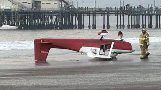 California: caída de avioneta en la playa deja un muerto y un herido