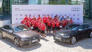 Audio entregó nuevos autos al plantel del Bayern Munich