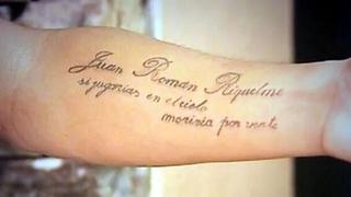 Un jugador de Lanús se hizo un tatuaje en honor a Riquelme