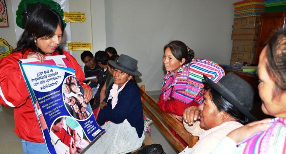 Juntos trabajando con familias ayacuchanas (Foto: Andina)