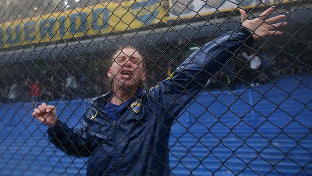 Boca Juniors - River Plate: las mejores postales del 'diluvio' que postergó el partido en La Bombonera por Copa Libertadores. (Foto: AFP)