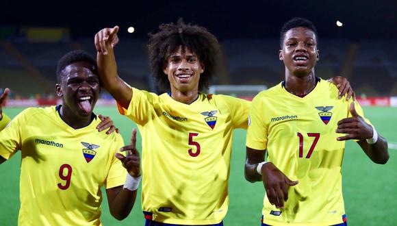 Ecuador venció 4-1 a Argentina en el Sudamericano Sub 17 y clasificó al Mundial Brasil 2019. | Foto: Ecuador