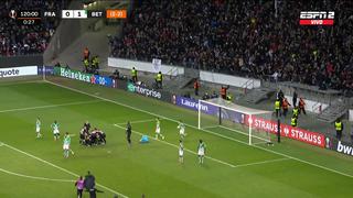 Gol de Hinteregger para clasificar al Frankfurt: anotó el 1-1 ante Betis | VIDEO