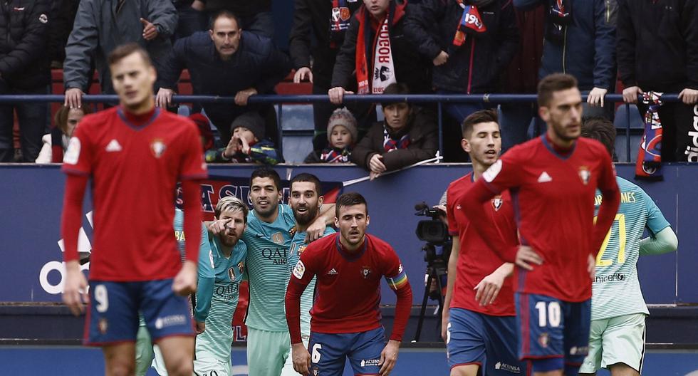 Con Lionel Messi como \'salvador\', Barcelona goleó al Osasuna por LaLiga Santander. (Foto: EFE)