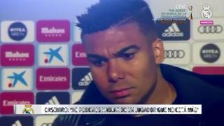 Real Madrid: el fastidio de Casemiro cuando le preguntaron por Cristiano tras el 3-0 ante Barcelona | VIDEO