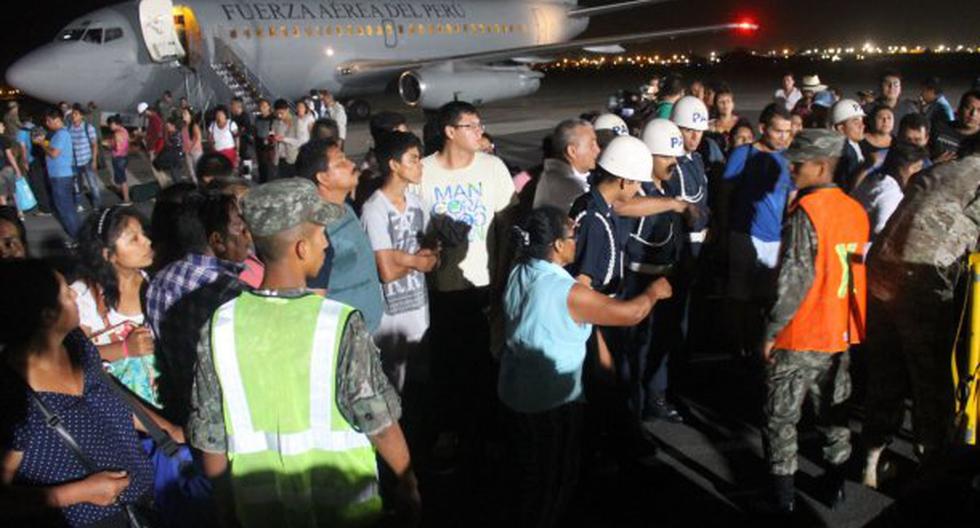 El viernes se continuará con el puente aéreo y trasladado personas que necesitan llegar a su destino. (Foto: Andina)