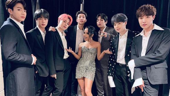 Becky G sorprendió a todos con fotografía al lado de BTS. (Foto: @iambeckyg)