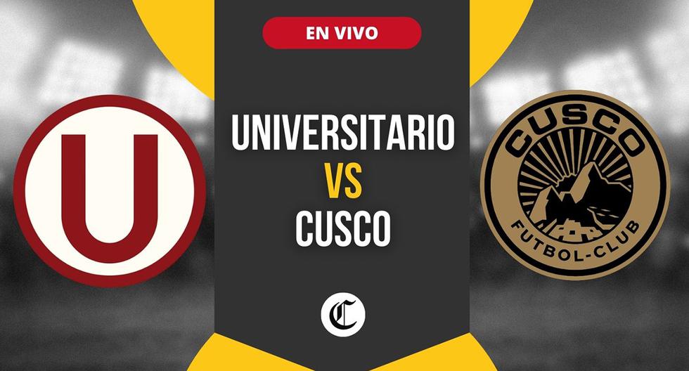 GOLPERÚ, University vs.  Cusco ONLINE by League 1 Betsson: minute by minute from the Monumental Stadium