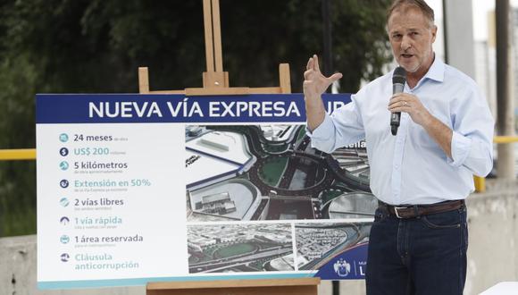 El alcalde de Lima, Jorge Muñoz, había reactivado el proyecto de la Vía Expresa Sur hace unas semanas(Fotos: César Campos)