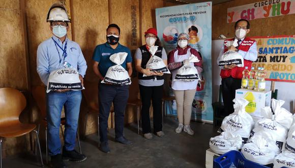 La entrega de alimentos ayudará a 82 familias en situación de vulnerabilidad del distrito de Villa María del Triunfo. (Foto: Midis)