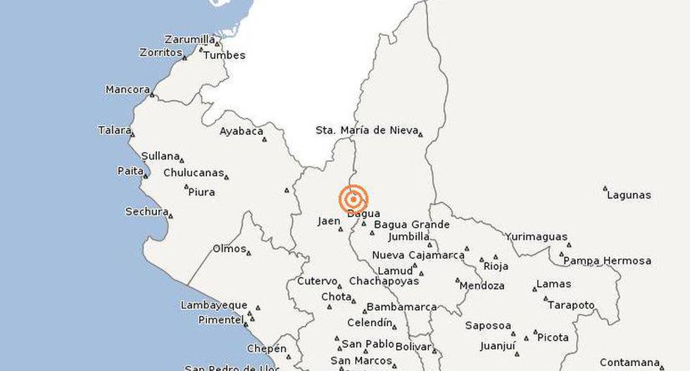 El sismo fue sentido débilmente por la población local. (Imagen: IGP) 