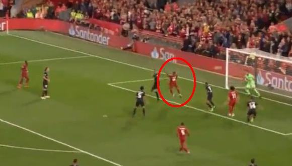 PSG vs. Liverpool: Sturridge anotó 1-0 gracias a un golazo de cabeza. (Foto: Captura de pantalla)