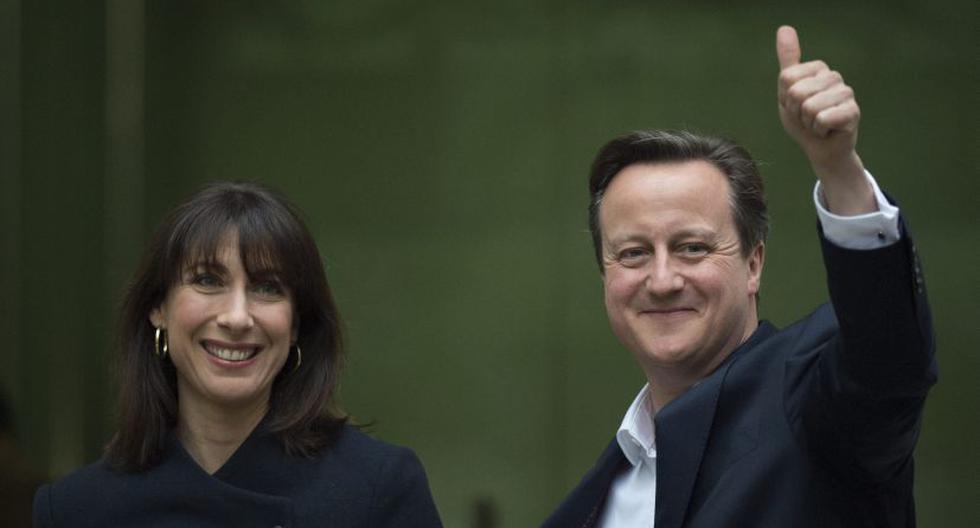 David Cameron y su esposa, Samantha. (Foto:EFE)