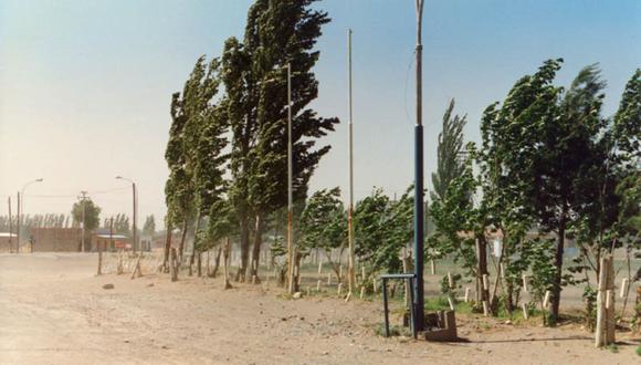 El incremento de viento generará levantamiento de polvo/arena y reducción de la visibilidad horizontal. (Foto: Andina)