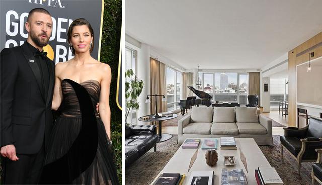 El cantante Justin Timberlake y su esposa, la actriz Jessica Biel, quieren vender su penthouse de Nueva York, por US$ 8 millones. (Foto: Realtor)