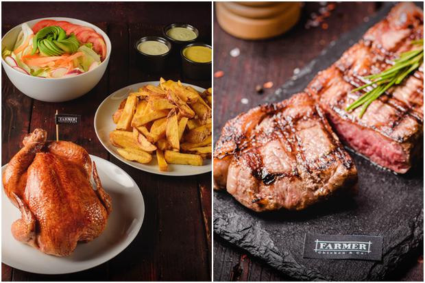 Grilled chicken and meats are the two great pillars of the restaurant.