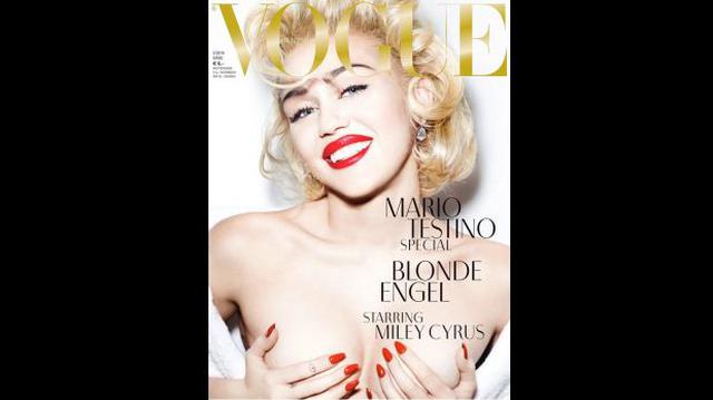 Mario Testino convierte a Miley Cyrus en Marilyn Monroe - 1