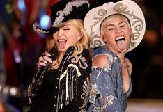 Miley Cyrus grabó con Madonna en su unplugged  