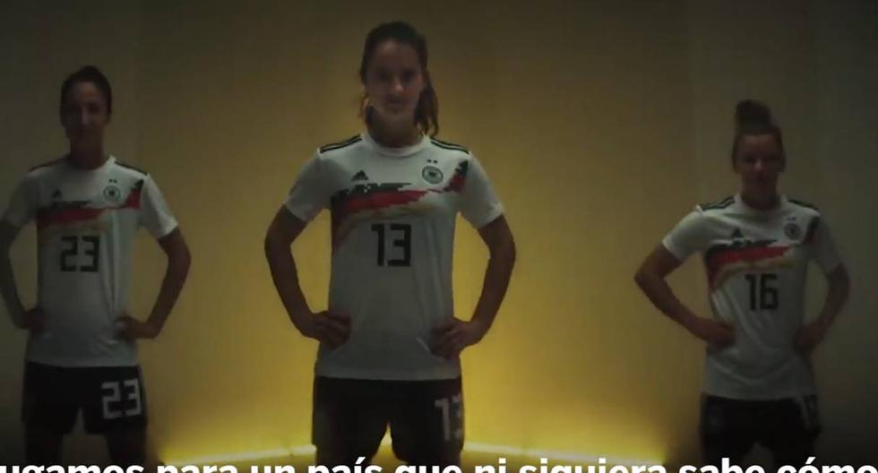 Mira el video de la selección alemana de fútbol femenino. (Captura y video: Commerzbank)