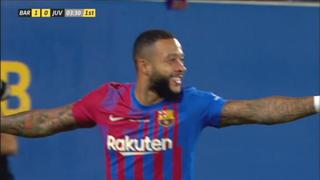 Barcelona vs. Juventus: Memphis Depay firmó el 1-0 apenas al minuto 3 | VIDEO