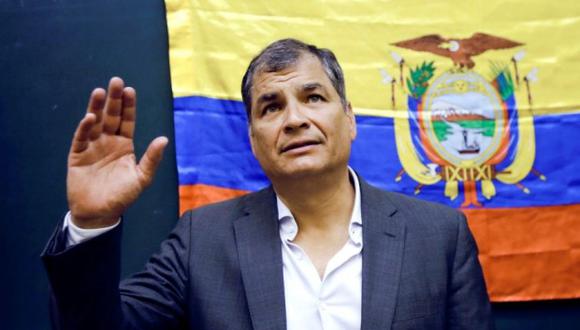 El ex presidente ecuatoriano afronta un pedido de prisión preventiva y juicio por secuestro en su país. En reciente entrevista alegó que se trata de una "persecución política" en su contra. (Foto: AFP)