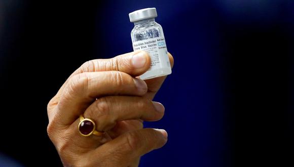 Una dosis de Covaxin, la vacuna contra el coronavirus desarrollada por el laboratorio Bharat Biotech. REUTERS