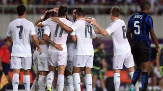 Real Madrid goleó 3-0 al Inter de Milán en amistoso en China