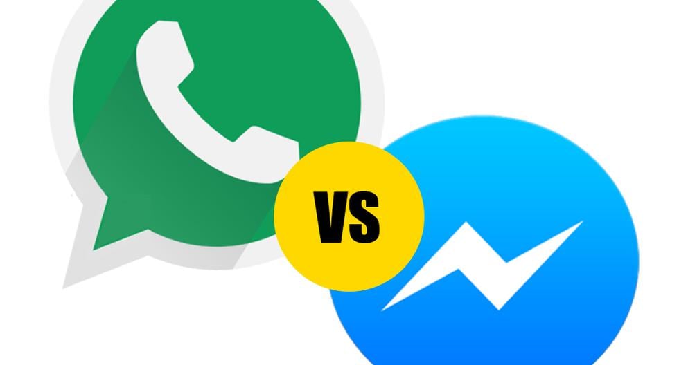 ¿Cuál te parece mejor? Facebook Messenger o WhatsApp. Conoce qué es lo que la diferencia una de otra y qué prefieres. (Foto: Captura)