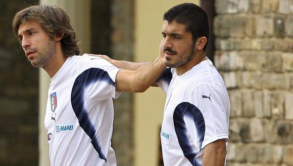 Andrea Pirlo y Gennaro Gattuso levantaron la Copa del Mundo en Alemania 2006. (Foto: Diario Extra)