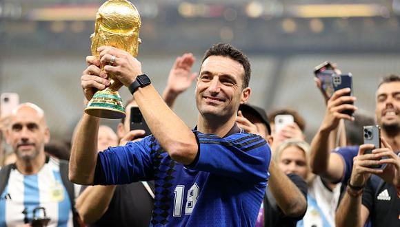 En su primera experiencia como DT profesional, Lionel Scaloni ganó la Copa del Mundo en Qatar 2022. (Foto: Getty Images)